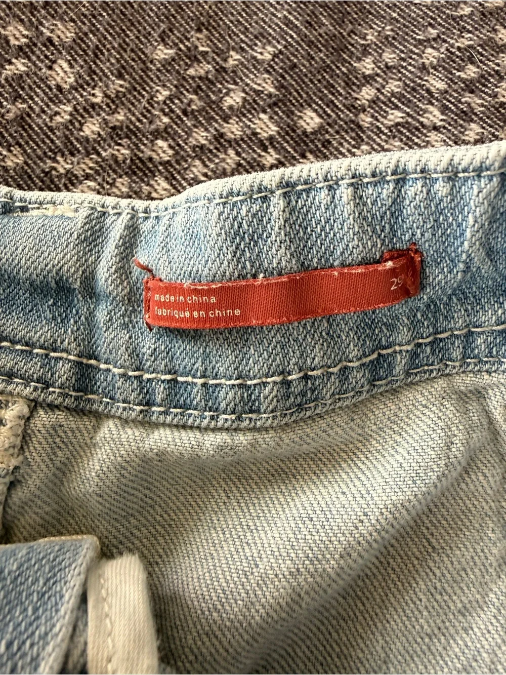 Pilcro Light Wash Denim Jean Shorts
